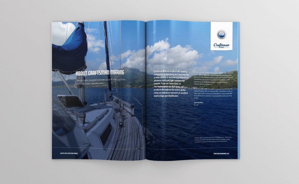 Craftsman Marine catalogus topview open 01