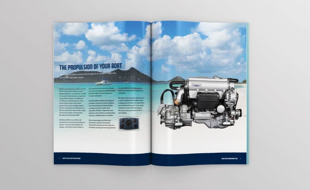 Craftsman Marine catalogus topview open 03